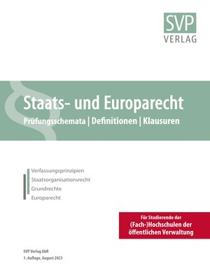cover image of Staats- und Europarecht